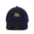 thumbnail image 1 of Tech Design Taxi Baseball Cap Embroidered Cotton Adjustable Dad Hat Navy, 1 of 1