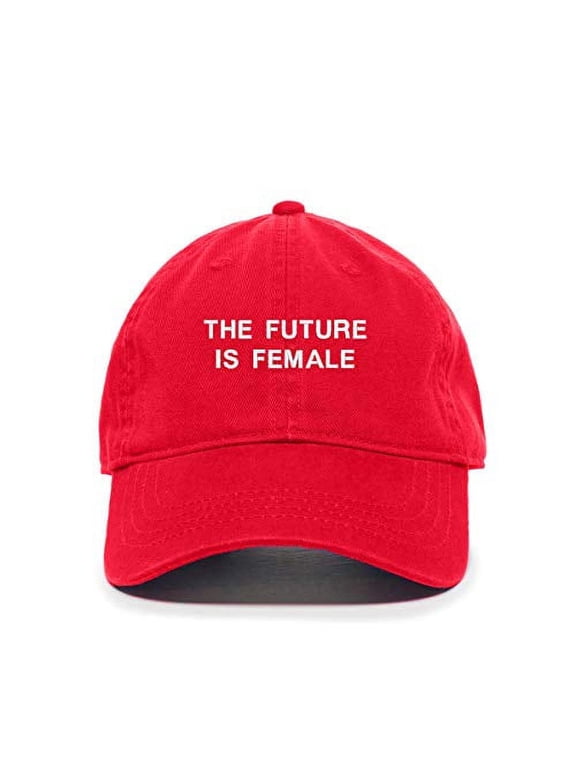 The Future is Female Baseball Cap Embroidered Cotton Adjustable Dad Hat