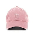 thumbnail image 1 of Tech Design Toilet Paper Baseball Cap Embroidered Cotton Adjustable Dad Hat Light Pink, 1 of 1