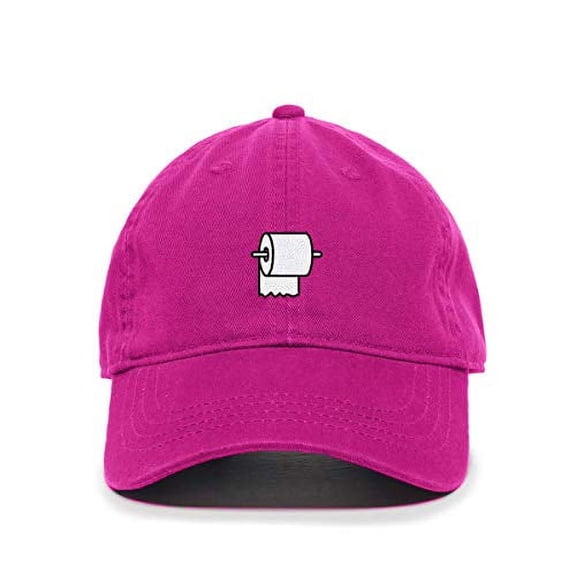 Tech Design Toilet Paper with Holder Baseball Cap Embroidered Cotton Adjustable Dad Hat