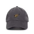 thumbnail image 1 of Tech Design Violin Baseball Cap Embroidered Cotton Adjustable Dad Hat Charcoal, 1 of 1