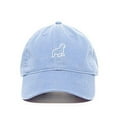 thumbnail image 1 of Tech Design Walrus Baseball Cap Embroidered Cotton Adjustable Dad Hat Light Blue, 1 of 1