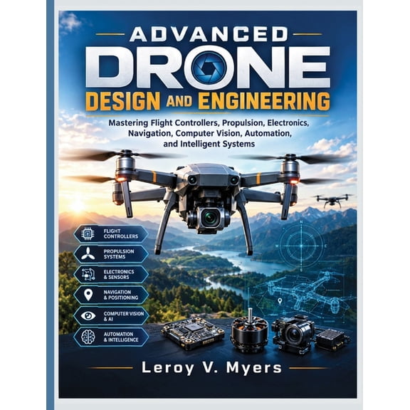 The Tech Fundamentals Advanced Drone Design and Engineering: Mastering Flight Controllers, Propulsion, Electronics, Navigation, Computer Visio, Book 7, (Paperback)