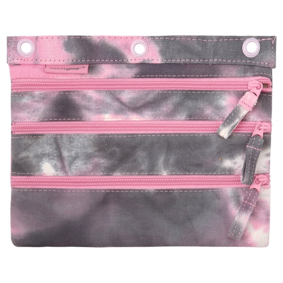 Tech Gear Cotton Smoke Triple Binder Pouch Pink