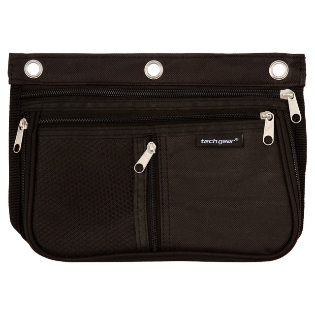 Tech Gear Expandable Binder Pouch Black