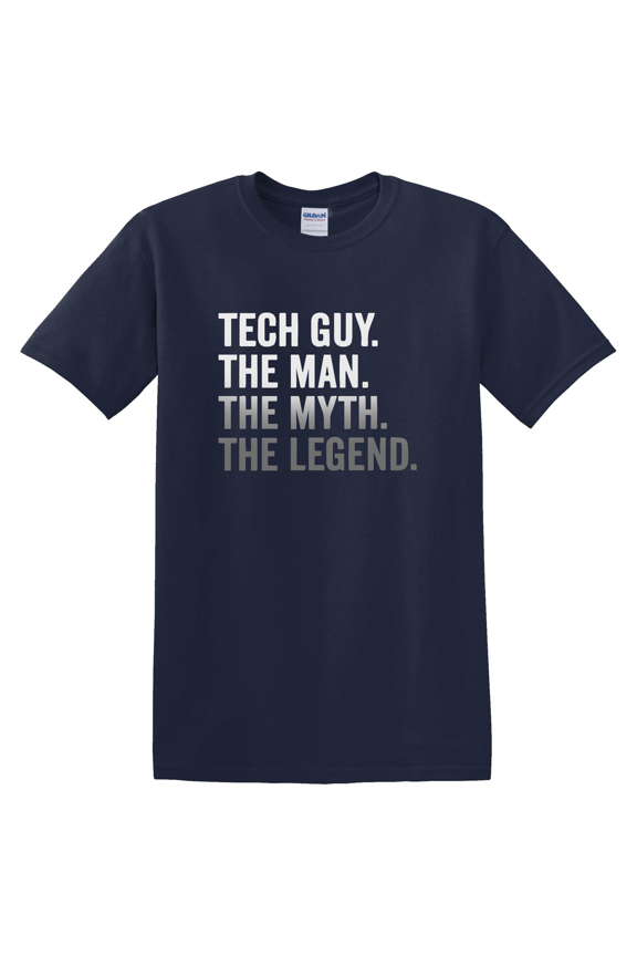 Tech Guy Dad Tech Support Men'S Computer Nerd Husband Support Dad Sys Admin T-shirt