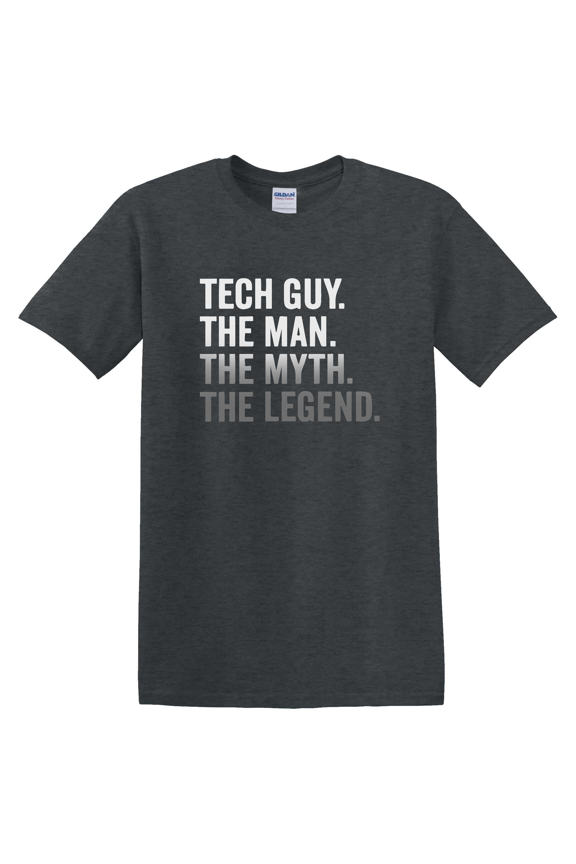 Tech Guy Dad Tech Support Men'S Computer Nerd Husband Support Dad Sys Admin T-shirt