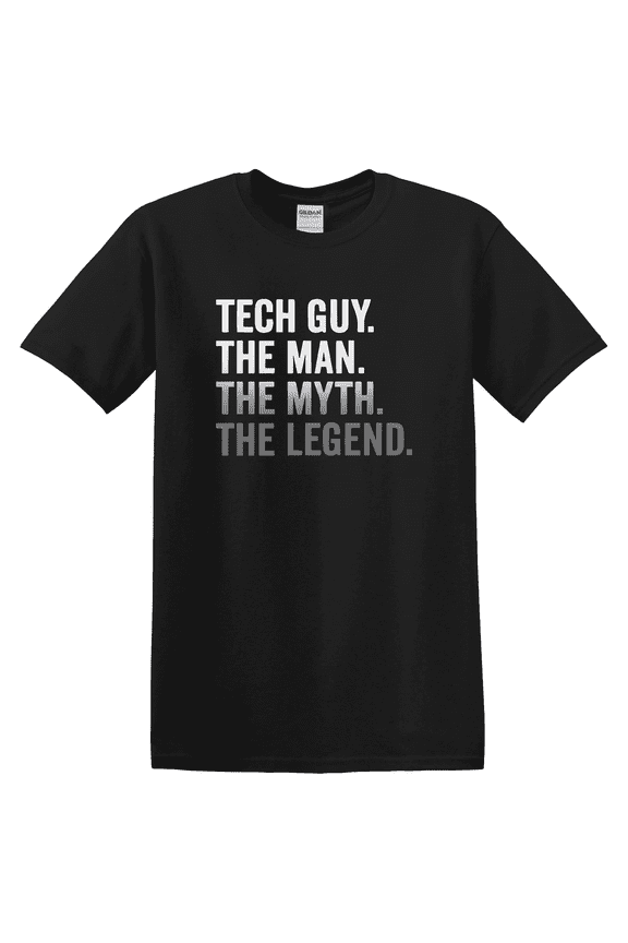 Tech Guy Dad Tech Support Men'S Computer Nerd Husband Support Dad Sys Admin T-shirt
