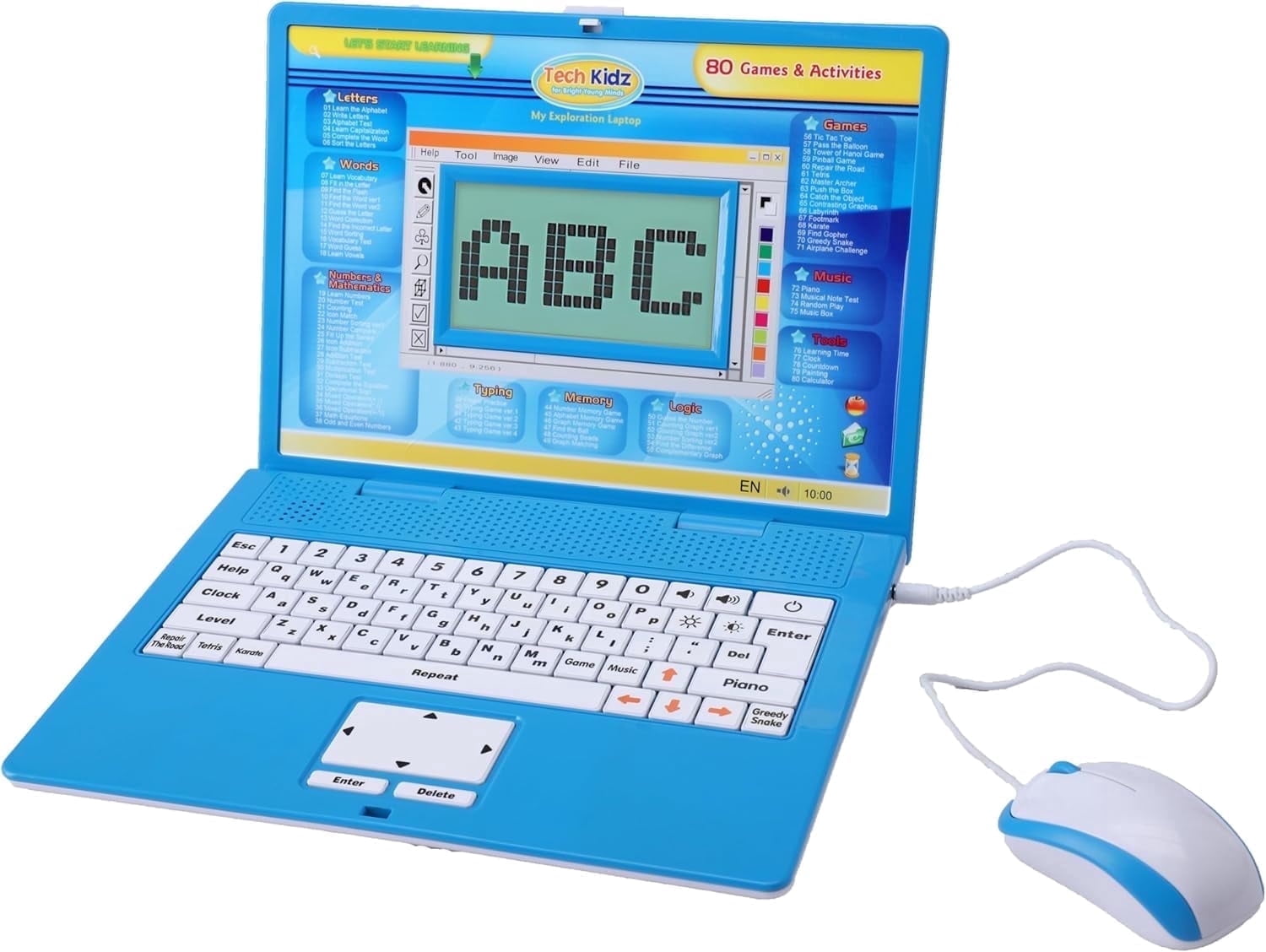 Tech Kidz - STEM Toy Computer Educational Learning Laptop, 80