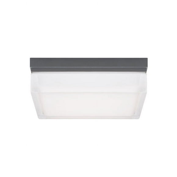 Tech Lighting 700OWBXL9277 Boxie Convertible 1-Light 9" Wide Integrated LED Outdoor Flush Mount Ceiling Fixture / Wall Sconce