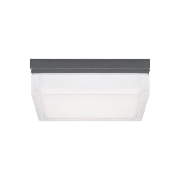 Tech Lighting 700OWBXL9277 Boxie Convertible 1-Light 9" Wide Integrated LED Outdoor Flush Mount Ceiling Fixture / Wall Sconce