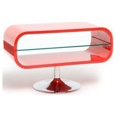 thumbnail image 1 of Tech Link Opod TV Stand Red with Chrome base, 1 of 6