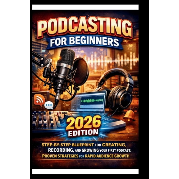 Tech Made Easy Podcasting For Beginners (2026 Edition): Step-by-step Blueprint for creating, recording and growing your first Podcast; , (Paperback)