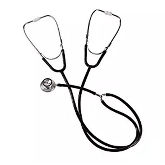 Tech Med 1204 22 in. Teaching Dual Head Stethoscope, Black