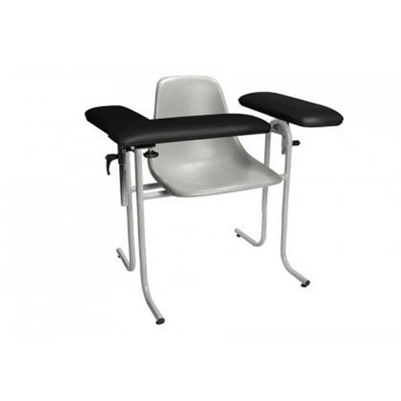 Tech Med 4381 Blood Draw Plastic Chair with Straight Arm