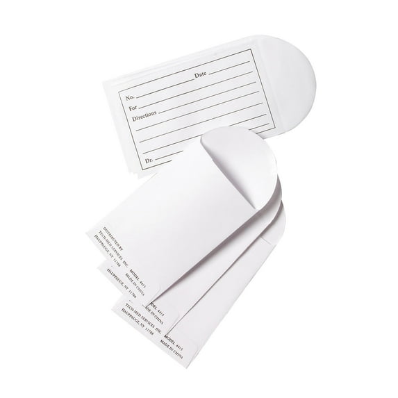 Tech-Med White Medication Envelope 4415 1000 per Box
