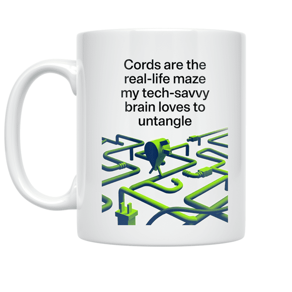 Tech Organization Humor - Tech Enthusiast - 11 oz Ceramic Coffee Mug