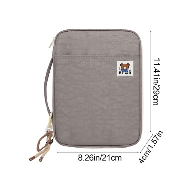 Tech Pouch Water Resistant Electronics Organizer Tablet Sleeve Bag for Business Travel