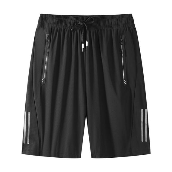 Tech Shorts – 7 Inch Athletic Fit for Men Men's Athletic Casual Shorts Gym Workout Running Comfortable Loose Fit Striped Summer Short Pants With Pockets For Sports Outdoor