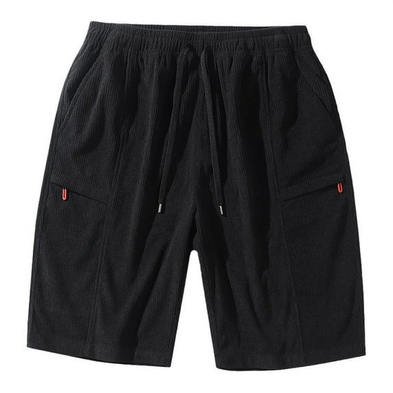 Tech Shorts for Men – Performance 5 Inch Fit Men's Corduroy Loose Workwear With And Oversized Casual Shorts