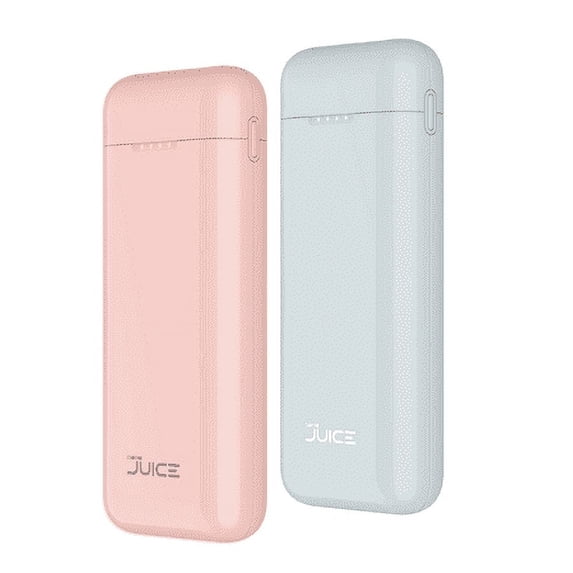 Juice TPB7200QC Tech Squared Nano Juice 10K mAh Portable Charger, w/ Qualcomm Quick Charge Assorted Colors (2pk)