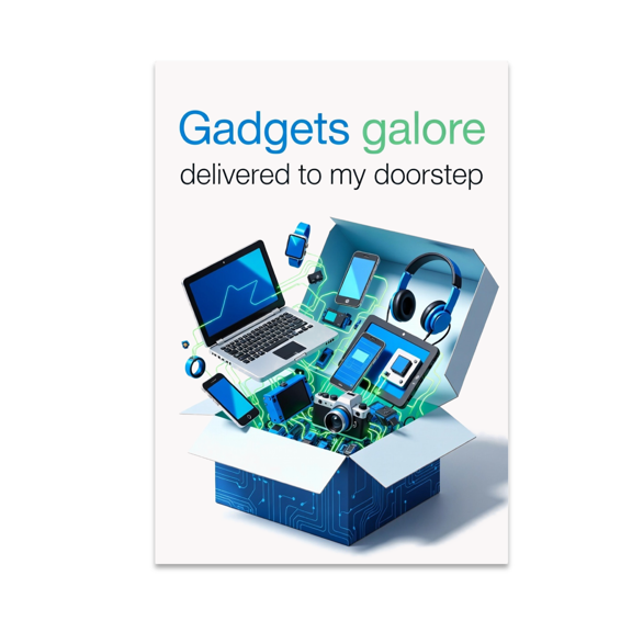 Tech Subscription Decor - Tech Enthusiast - 13x19 Glossy Poster Print