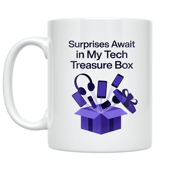 Tech Subscription Excitement - Tech Gadget Enthusiast - 11 oz Ceramic Coffee Mug