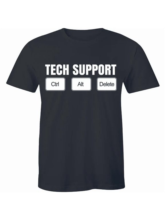 Tech Support Ctrl Alt Del It Technical Control Delete Nerd Men Classic Design For Gift Giving T-Shirt, Size S-5XL