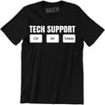 thumbnail image 1 of Tech Support - Ctrl Alt Del Men IT Technical Control Delete Nerd T-Shirt, 1 of 4