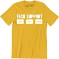 thumbnail image 1 of Tech Support - Ctrl Alt Del Men IT Technical Control Delete Nerd T-Shirt, 1 of 4