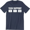 thumbnail image 1 of Tech Support - Ctrl Alt Del Men IT Technical Control Delete Nerd T-Shirt, 1 of 4