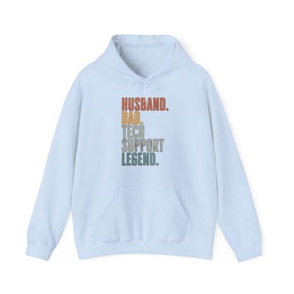 Tech Support Dad Husband IT Sys Admin Hoodie Gifts Hooded Sweatshirt Shirt