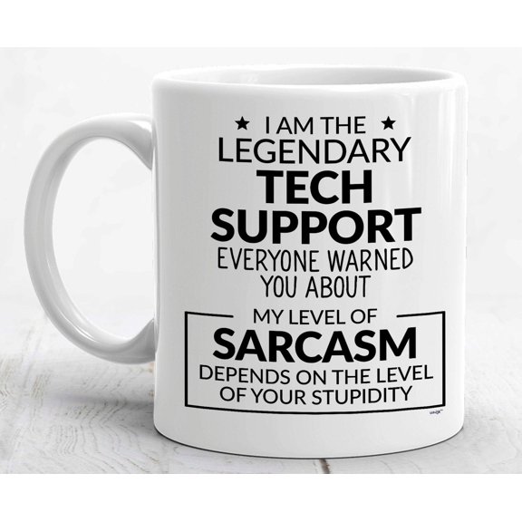 Tech Support Mug For Tech Support Gifts For Tech Support Coffee Mug Funny Tech Support Cup