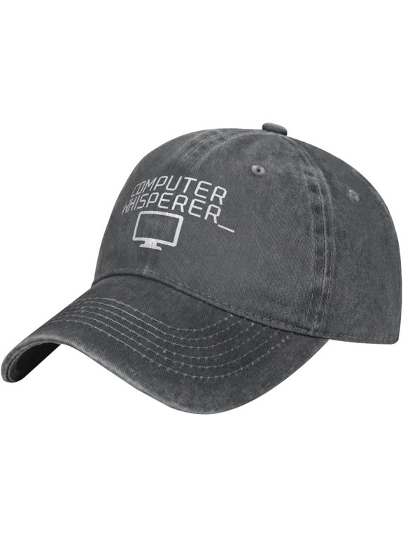 Tech Support Nerdes Geek Hats for Women Fashionable Computer Whisperer Retro Cap for Mens Workout Caps