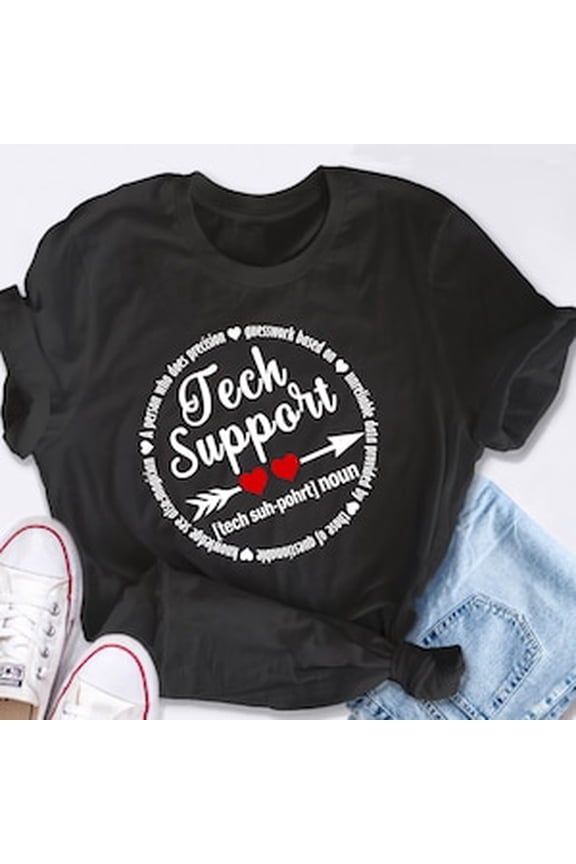 Tech Support Noun Definition Shirt - Geek Birthday Gift, Tech Worker Tee SWEATSHIRT All Size S-5XL