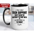 thumbnail image 1 of Tech Support Personalized Gift Tech Support Thank You Mug Tech Support Cup Tech Support Re, 1 of 4