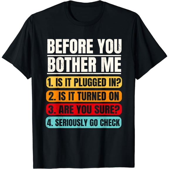 Tech Support Retro Vintage Help Desk IT Call Center T-Shirt