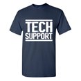 thumbnail image 1 of Tech Support Sarcastic Humor Graphic Tees Gift For Mens Novelty Funny T Shirt, 1 of 5