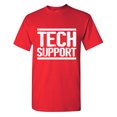 thumbnail image 1 of Tech Support Sarcastic Humor Graphic Tees Gift For Mens Novelty Funny T Shirt, 1 of 5