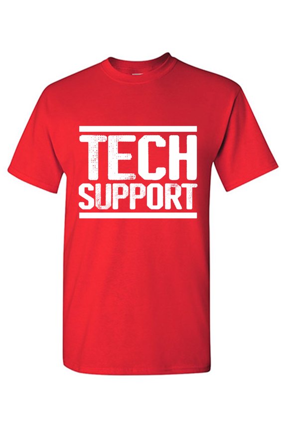 Tech Support Sarcastic Humor Graphic Tees Gift For Mens Novelty Funny T Shirt