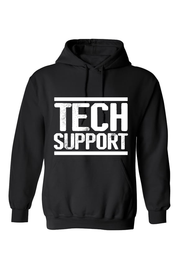Tech Support Sarcastic Humor Novelty Funny Men's Hoodies