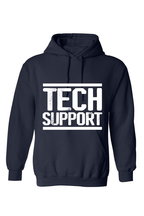 Tech Support Sarcastic Humor Novelty Funny Men's Hoodies