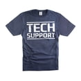 thumbnail image 1 of Tech Support Shirt IT Support T-Shirt Computer Nerd Tee Geek IT Help Desk Shirt (Medium Navy Blue), 1 of 6