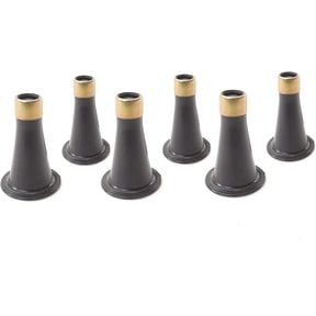Tech Team Reinforced Bed Risers, Replace Casters, Prevent Sliding, Fits Over a Standard Bed Foot, Tool Free Installation, Set of 6