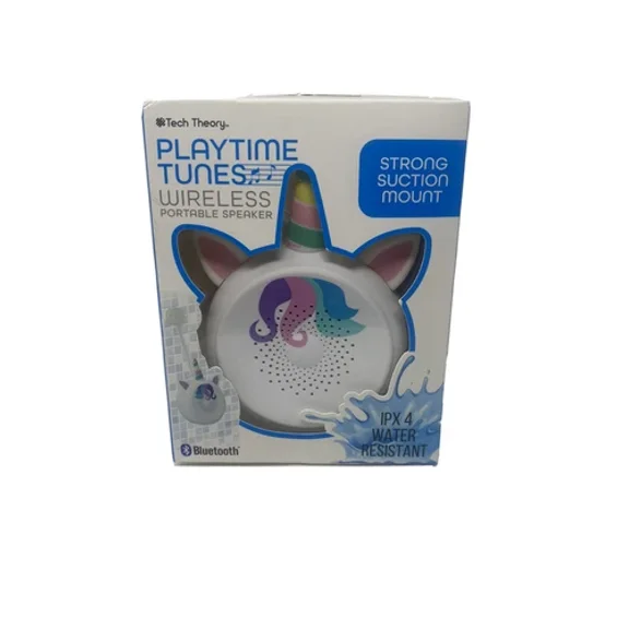 Tech Theory Playtime Tunes Wireless Portable Speaker Suction Mt Water Resistance