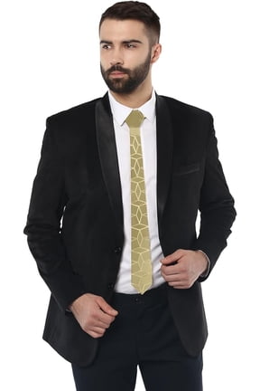 Tech Tie Geometric eleganza