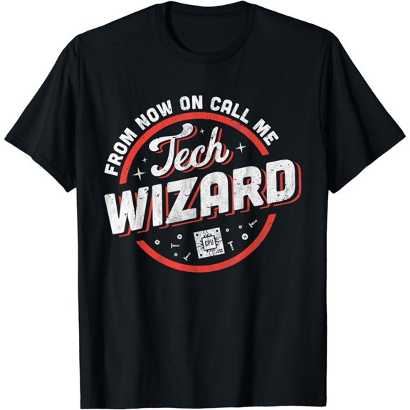 Tech Wizard - Computer Repair & IT Support T-Shirt