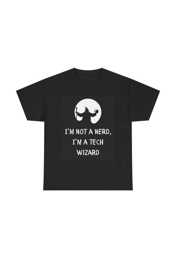 Tech Wizard Funny Coding Retro Computers Graphic Cotton Unisex T-Shirt up to size 5XL