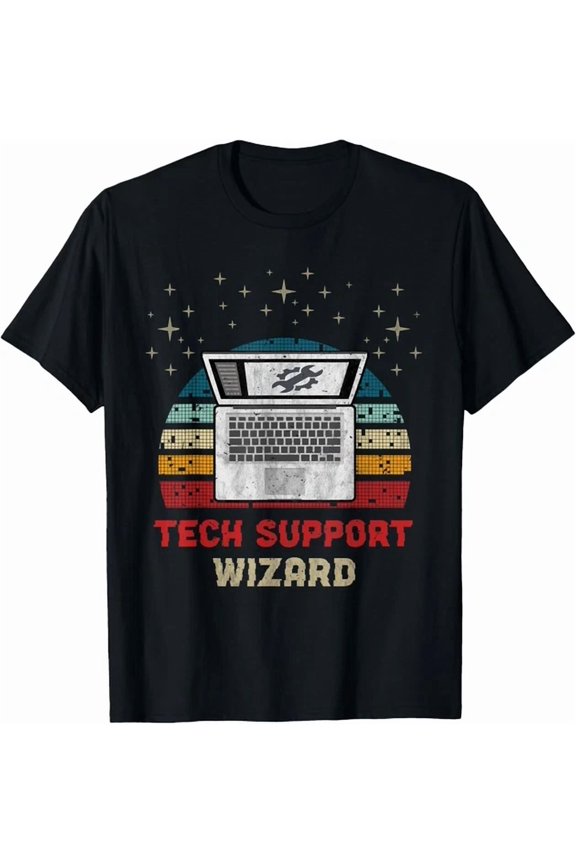 Tech Wizard Technical Help Desk And It Support Tee Gift Unisex T-Shirt