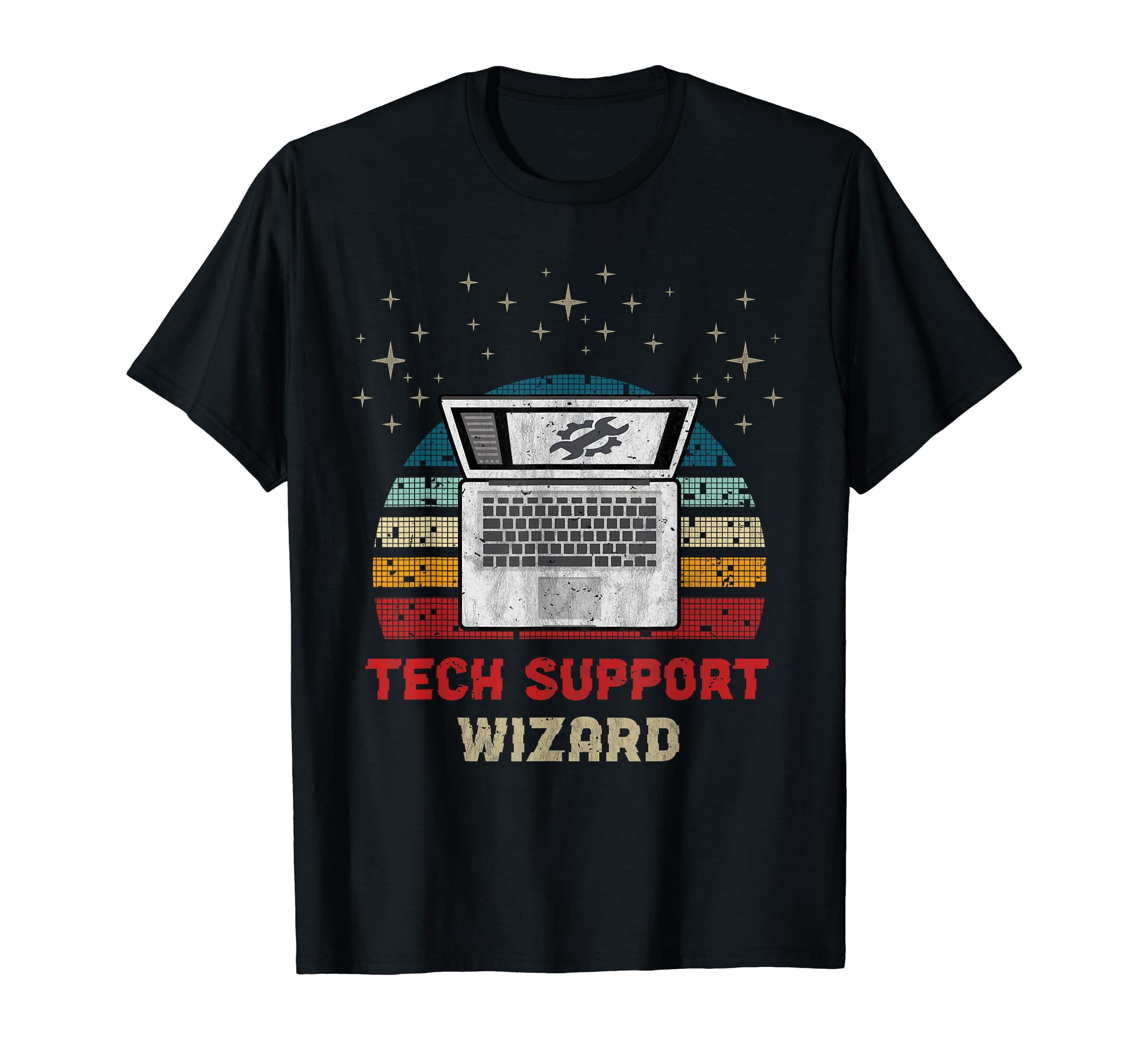 Tech Wizard Technical Help Desk and IT Support T-Shirt - Walmart.com